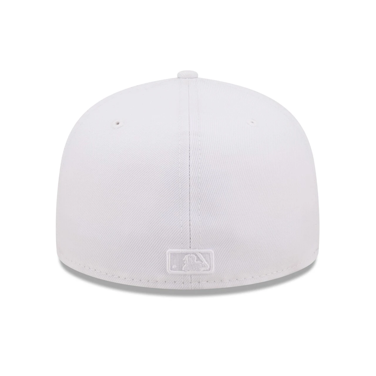 Men's San Diego Padres New Era White On White 59FIFTY Fitted Hat 6 Men's San Diego Padres New Era White On White 59FIFTY Fitted Hat - Image 4