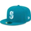 Men's Seattle Mariners New Era Turquoise 59FIFTY Fitted Hat -Baseball Peripherals Store mens new era turquoise seattle mariners 59fifty fitted hat ss5 p 4919294pv 1u ef0t1whogy2vqunvqswav 0rfgangbfzyno9ew7qxt
