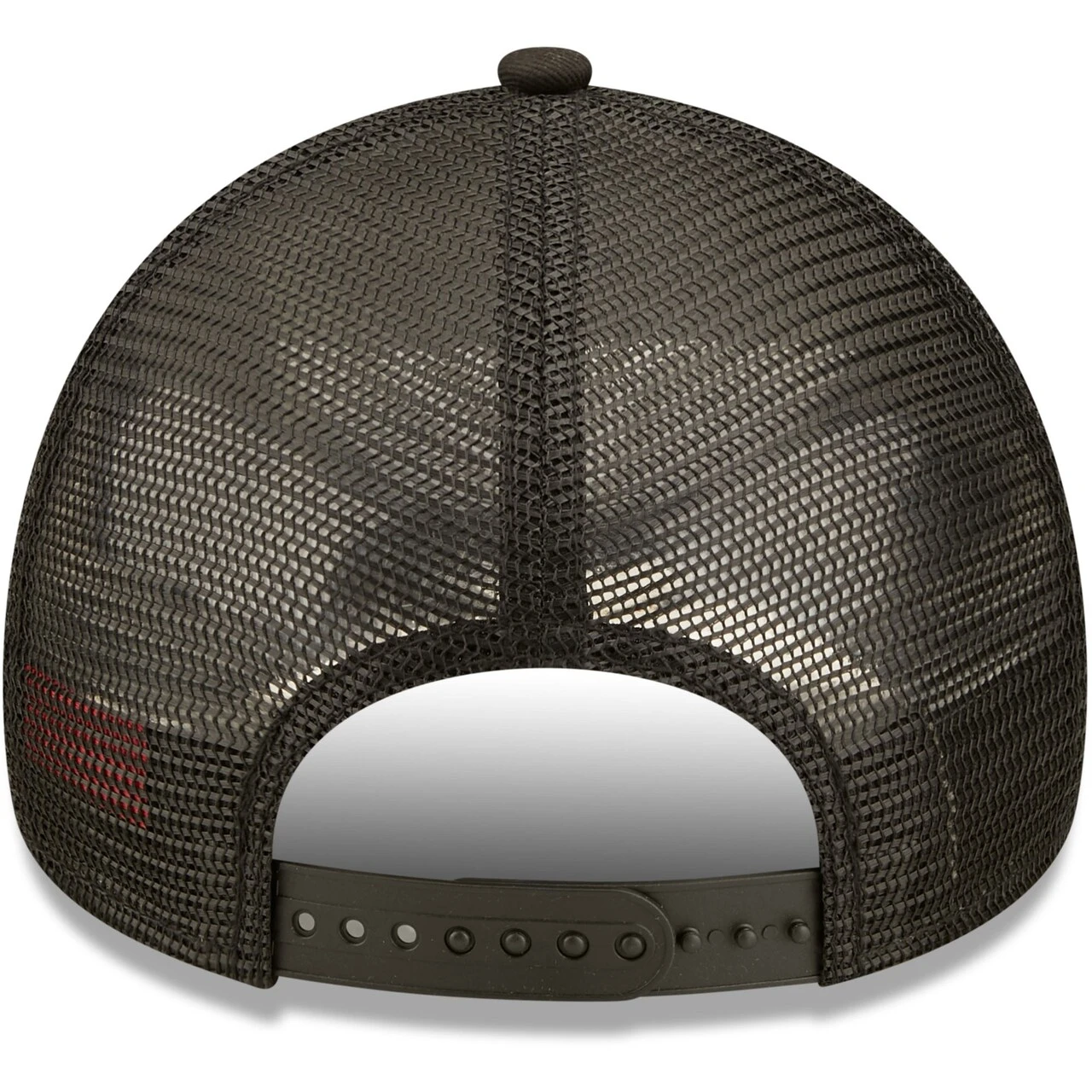 Men's Cincinnati Reds New Era X Alpha Industries Black A-Frame 9FORTY Trucker Snapback Hat 6 Men's Cincinnati Reds New Era X Alpha Industries Black A-Frame 9FORTY Trucker Snapback Hat - Image 4