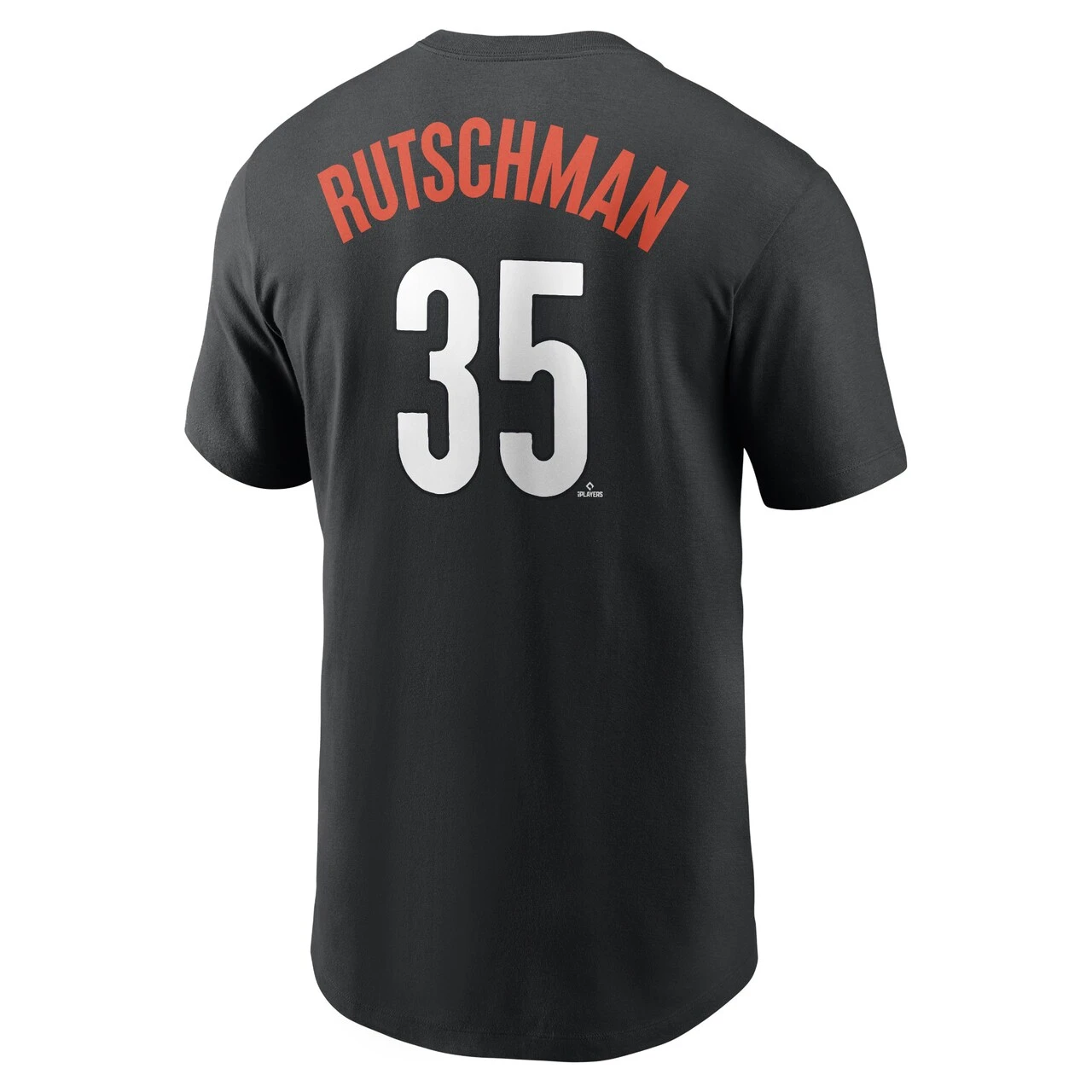 Men's Baltimore Orioles Adley Rutschman Nike Black 2023 City Connect Name & Number T-Shirt 5 Men's Baltimore Orioles Adley Rutschman Nike Black 2023 City Connect Name & Number T-Shirt - Image 3