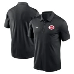 Men's Cincinnati Reds Nike Black Agility Performance Polo