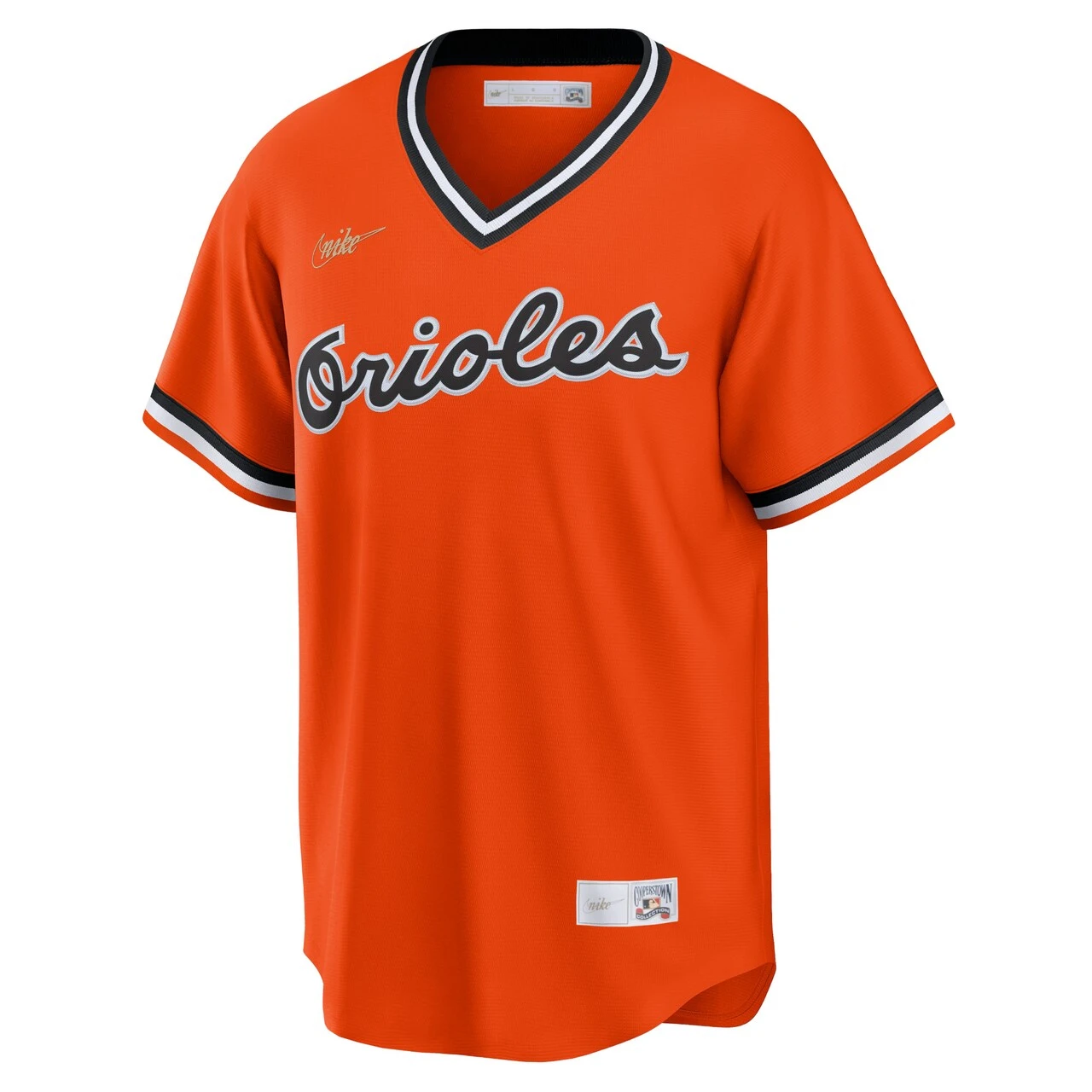 Men's Baltimore Orioles Cal Ripken Jr. Nike Orange Alternate Cooperstown Collection Player Jersey 4 Men's Baltimore Orioles Cal Ripken Jr. Nike Orange Alternate Cooperstown Collection Player Jersey - Image 2