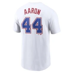 Men's Atlanta Braves Hank Aaron Nike White 2023 City Connect Name & Number T-Shirt -Baseball Peripherals Store mens nike hank aaron white atlanta braves 2023 city connect name and number t shirt ss5 p 4883878pv 3u ct5mt5hyjnfjsebd52orv f0ftysbmjz7ltzwlmfw1