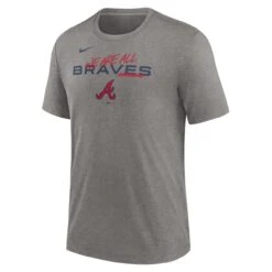 Men's Atlanta Braves Nike Heather Charcoal We Are All Tri-Blend T-Shirt -Baseball Peripherals Store mens nike heather charcoal atlanta braves we are all tri blend t shirt pi4914000 altimages ff 4914254 244a92f4faf2af217a1aalt2 full
