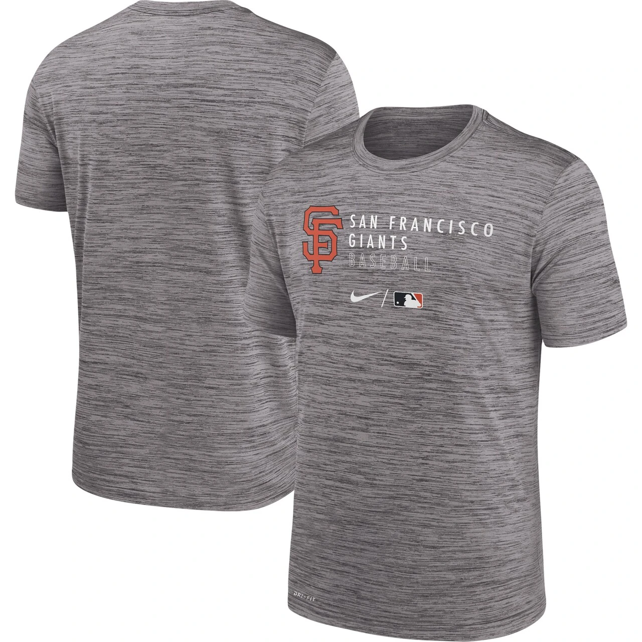Men's San Francisco Giants Nike Heathered Gray Authentic Collection Velocity Practice Performance T-Shirt 3 Men's San Francisco Giants Nike Heathered Gray Authentic Collection Velocity Practice Performance T-Shirt