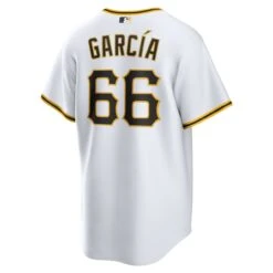 Men's Pittsburgh Pirates Jarlín García Nike White Home Replica Player Jersey -Baseball Peripherals Store mens nike jarlin garcia white pittsburgh pirates home replica player jersey ss5 p 200061293pv 3u 8hg9vhxmxxs5lbl7wapfv swgw2huu84ncvedmwfax