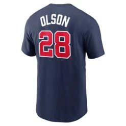 Men's Atlanta Braves Matt Olson Nike Navy Name & Number T-Shirt -Baseball Peripherals Store mens nike matt olson navy atlanta braves name and number t shirt pi4796000 altimages ff 4796961 c84f2f901ba062c7ce81alt3 full