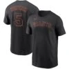 Men's San Francisco Giants Mike Yastrzemski Nike Black Name & Number T-Shirt
