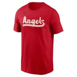 Men's Los Angeles Angels Nike Red 2022 City Connect Wordmark T-Shirt -Baseball Peripherals Store mens nike red los angeles angels 2022 city connect wordmark t shirt pi4374000 altimages ff 4374118 f7c9aeab0311ecbdf5bdalt2 full
