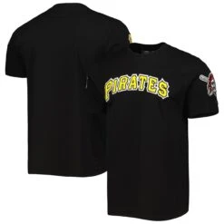 Men's Pittsburgh Pirates Pro Standard Black Team Logo T-Shirt