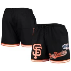 Men's San Francisco Giants Pro Standard Black 2014 World Series Mesh Shorts