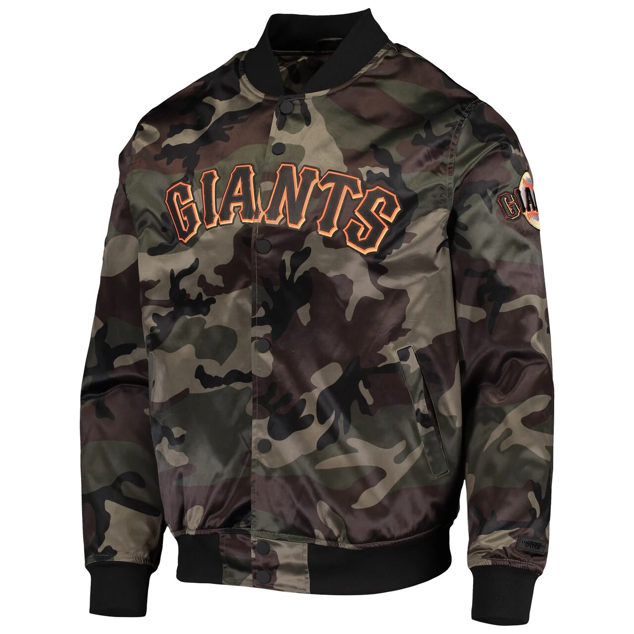 Men's San Francisco Giants Pro Standard Camo Satin Full-Snap Jacket 4 Men's San Francisco Giants Pro Standard Camo Satin Full-Snap Jacket - Image 2
