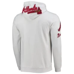 Men's Atlanta Braves Pro Standard White Logo Pullover Hoodie 8 Men's Atlanta Braves Pro Standard White Logo Pullover Hoodie -Baseball Peripherals Store mens pro standard white atlanta braves logo pullover hoodie pi4653000 altimages ff 4653756 9825a64c0e6a10bf6630alt3 full