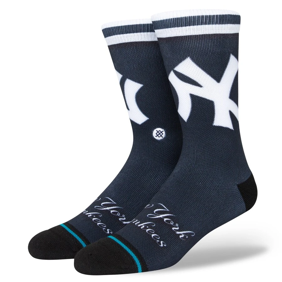 Men's New York Yankees Stance Jersey Crew Socks 3 Men's New York Yankees Stance Jersey Crew Socks