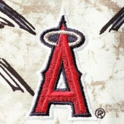 Men's Los Angeles Angels Tommy Bahama Cream Batik Jungle Button-Up Shirt -Baseball Peripherals Store mens tommy bahama cream los angeles angels batik jungle button up shirt pi4386000 altimages ff 4386229 a074ba4b4bb7e4e7e099alt5 full