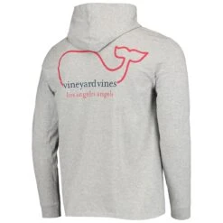 Men's Los Angeles Angels Vineyard Vines Heathered Gray Logo Hoodie Long Sleeve T-Shirt -Baseball Peripherals Store mens vineyard vines heathered gray los angeles angels logo hoodie long sleeve t shirt pi4171000 altimages ff 4171521 a6065993051c2eca39d2alt3 full