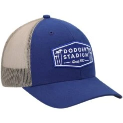 Men's Los Angeles Dodgers '47 Royal/Natural Dodger Stadium Local Haven Trucker Snapback Hat -Baseball Peripherals Store natural los angeles dodgers dodger stadium local haven trucker snapback hat pi4481000 altimages ff 4481500 d3335b14a35ea5bc28faalt3 full