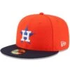 Men's Houston Astros New Era Orange/Navy Alternate Authentic Collection On-Field 59FIFTY Fitted Hat -Baseball Peripherals Store navy houston astros alternate authentic collection on field 59fifty fitted hat pi2659000 altimages ff 2659182alt1 full