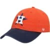 Men's Houston Astros '47 Orange/Navy Alternate Clean Up Adjustable Hat -Baseball Peripherals Store navy houston astros alternate clean up adjustable hat pi3872000 altimages ff 3872408 aea84ab90c01570265c0alt1 full