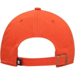 Men's Houston Astros '47 Orange/Navy Alternate Clean Up Adjustable Hat -Baseball Peripherals Store navy houston astros alternate clean up adjustable hat pi3872000 altimages ff 3872408 aea84ab90c01570265c0alt4 full
