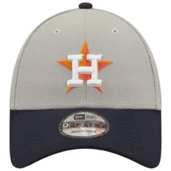 Men's Houston Astros New Era Gray/Navy League 9FORTY Adjustable Hat -Baseball Peripherals Store navy houston astros league 9forty adjustable hat ss5 p 5002432pv 2u 9cpql7ey8zjl7lcx1bu2v 2qkt4ymnwwrj4mvbhu3p