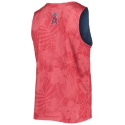 Men's Los Angeles Angels FOCO Red/Navy Floral Reversible Mesh Tank Top -Baseball Peripherals Store navy los angeles angels floral reversible mesh tank top pi4528000 altimages ff 4528072 45cc8e90b018e622ba10alt3 full