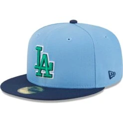 Men's Los Angeles Dodgers New Era Light Blue/Navy Green Undervisor 59FIFTY Fitted Hat -Baseball Peripherals Store navy los angeles dodgers green undervisor 59fifty fitted hat ss5 p 200015947pv 3u wawbutcsq9gudhglbonkv heo94eqlid8bt46ujmgv