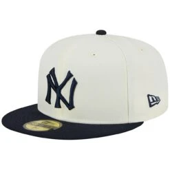 Men's New York Yankees New Era Stone/Navy Retro 59FIFTY Fitted Hat -Baseball Peripherals Store navy new york yankees retro 59fifty fitted hat ss5 p 4999772pv 3u pl1clzalmtvhbxfmejuyv zu2arh1ssdesqr7bayia