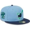 Men's San Diego Padres New Era Light Blue/Navy Green Undervisor 59FIFTY Fitted Hat