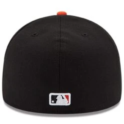 Men's Baltimore Orioles New Era Black/Orange Road Authentic Collection On-Field 59FIFTY Fitted Hat -Baseball Peripherals Store orange baltimore orioles road authentic collection on field 59fifty fitted hat pi2659000 altimages ff 2659216alt4 full