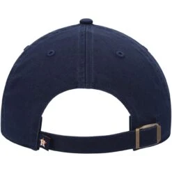 Men's Houston Astros '47 Navy/Orange Road Clean Up Adjustable Hat -Baseball Peripherals Store orange houston astros road clean up adjustable hat pi3872000 altimages ff 3872410 cffc653d86516bd95c91alt4 full