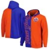 Men's New York Mets Mitchell & Ness Royal/Orange Fleece Full-Zip Hoodie -Baseball Peripherals Store orange new york mets fleece full zip hoodie pi5100000 altimages ff 5100711 799796c7866c33daa3c5alt1 full