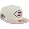Men's Cincinnati Reds New Era Cream/Pink Chrome Rogue 59FIFTY Fitted Hat -Baseball Peripherals Store pink cincinnati reds chrome rogue 59fifty fitted hat ss5 p 200015843pv 1u jmct2ezxlrxshiw0gy5yv 2tmbcnucsfcfkcu4ou7w