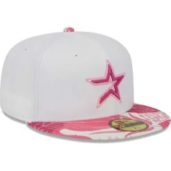 Men's Houston Astros New Era White/Pink Flamingo 59FIFTY Fitted Hat -Baseball Peripherals Store pink houston astros flamingo 59fifty fitted hat ss5 p 200016119pv 3u rspjst2avkdpiqwcudejv htvo0b9s1udqxz5hj0pm