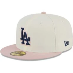 Men's Los Angeles Dodgers New Era White/Pink Chrome Rogue 59FIFTY Fitted Hat -Baseball Peripherals Store pink los angeles dodgers chrome rogue 59fifty fitted hat ss5 p 200015851pv 3u ryixlfxyfgklehiz97xyv olb2ndn8hc4d0peo93mf