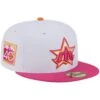 Men's Seattle Mariners New Era White/Pink 40th Team Anniversary 59FIFTY Fitted Hat 2 Men's Seattle Mariners New Era White/Pink 40th Team Anniversary 59FIFTY Fitted Hat -Baseball Peripherals Store pink seattle mariners 40th team anniversary 59fifty fitted hat ss5 p 200016080pv 1u dpc950xl42xdvjxuykltv 29o68hk1axfrzeaavn1j