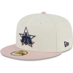 Men's Seattle Mariners New Era White/Pink Chrome Rogue 59FIFTY Fitted Hat -Baseball Peripherals Store pink seattle mariners chrome rogue 59fifty fitted hat ss5 p 200015862pv 3u rwo5jzn2srznbb7slmltv nb3n3ltudwqxigh6awlt