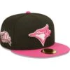 Men's Toronto Blue Jays New Era Black/Pink 25th Anniversary Passion 59FIFTY Fitted Hat -Baseball Peripherals Store pink toronto blue jays 25th anniversary passion 59fifty fitted hat ss5 p 4789351pv 1u dxvpl156hxmutyiwlurnv yppyodlosamnenwvj2ct