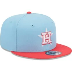 Men's Houston Astros New Era Light Blue/Red Spring Basic Two-Tone 9FIFTY Snapback Hat -Baseball Peripherals Store red houston astros spring basic two tone 9fifty snapback hat ss5 p 5000779pv 3u vpfaixryagc1wkvs2atyv sh2a4qcvpr6yhxrcvsei