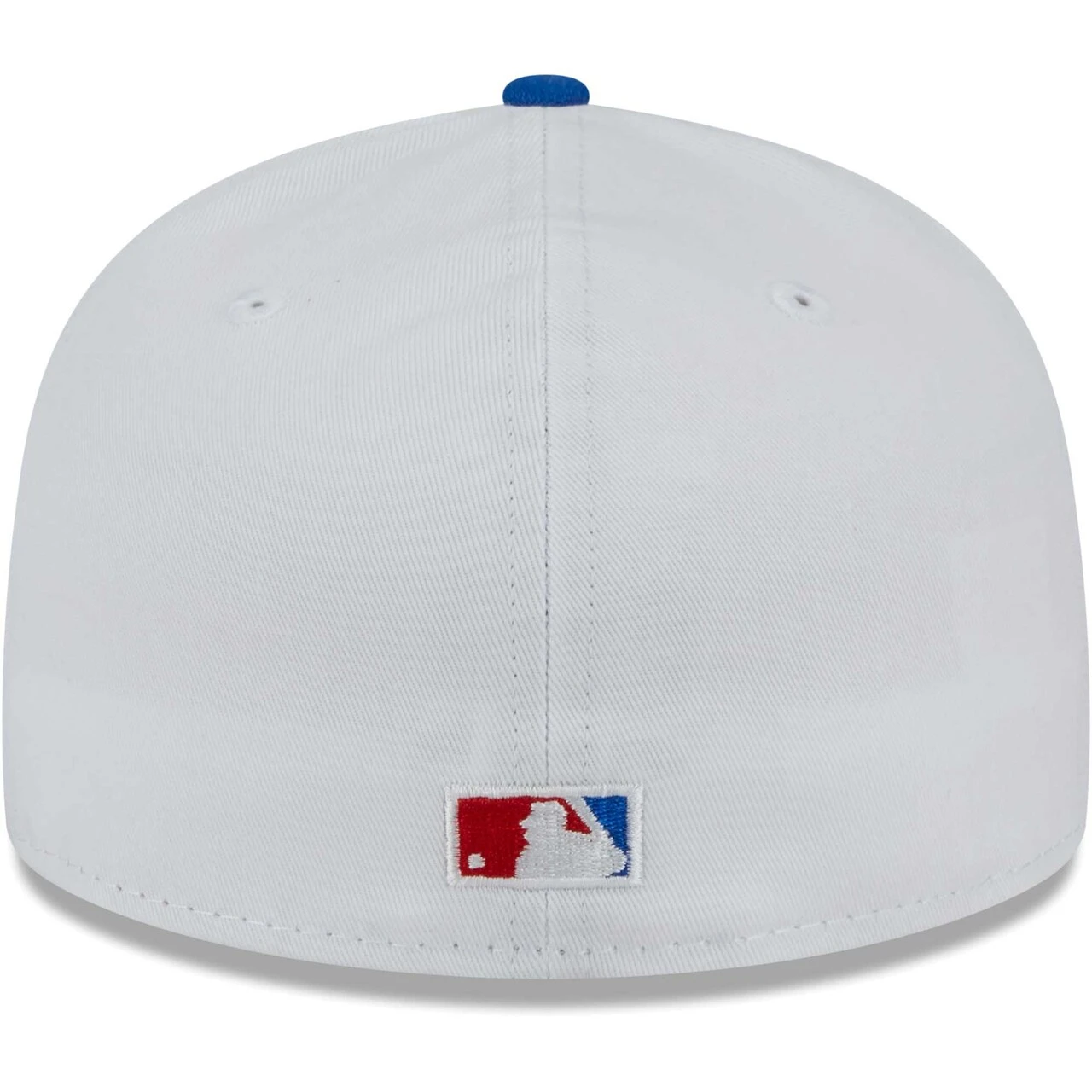 Men's Los Angeles Dodgers New Era White/Red Undervisor 59FIFTY Fitted Hat 6 Men's Los Angeles Dodgers New Era White/Red Undervisor 59FIFTY Fitted Hat - Image 4