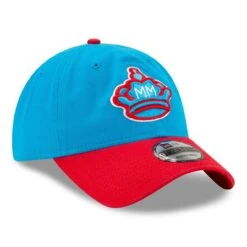 Men's Miami Marlins New Era Blue/Red 2021 City Connect 9TWENTY Adjustable Hat -Baseball Peripherals Store red miami marlins 2021 city connect 9twenty adjustable hat pi4104000 altimages ff 4104530 38ba5a3adb93aa071310alt3 full