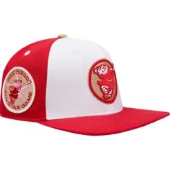 Men's San Diego Padres Pro Standard White/Red Strawberry Ice Cream Drip Snapback Hat