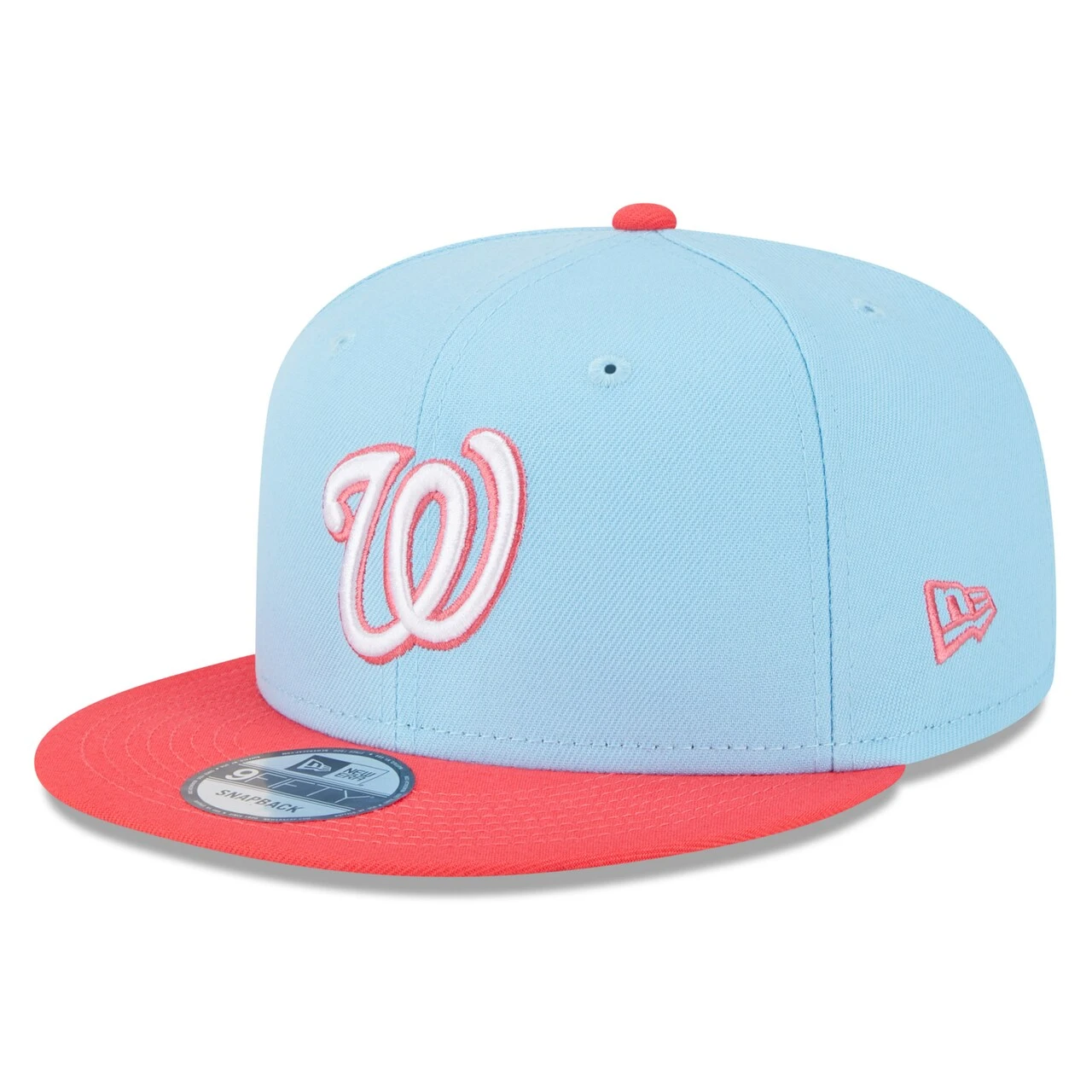 Men's Washington Nationals New Era Light Blue/Red Spring Basic Two-Tone 9FIFTY Snapback Hat 3 Men's Washington Nationals New Era Light Blue/Red Spring Basic Two-Tone 9FIFTY Snapback Hat