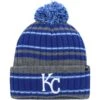 Men's Kansas City Royals '47 Gray/Royal Rexford Cuffed Knit Hat With Pom -Baseball Peripherals Store royal kansas city royals rexford cuffed knit hat with pom ss5 p 4617923u hpvqiqlpmsxh6vbnehssv 0kgcmh2kgcjnvjckqvil