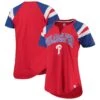 Women's Philadelphia Phillies Starter Red/Royal Game On Notch Neck Raglan T-Shirt -Baseball Peripherals Store royal philadelphia phillies game on notch neck raglan t shirt pi4661000 altimages ff 4661046 a0de10520eeb5e06fd6balt1 full