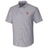 San Francisco Giants Cutter & Buck Short Sleeve Stretch Oxford Button-Down Shirt - Charcoal -Baseball Peripherals Store san francisco giants cutter and buck short sleeve stretch oxford button down shirt charcoal pi3505000 ff 3505794 8120dd98de677483d446 full