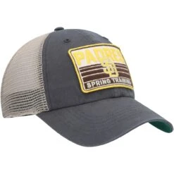Men's San Diego Padres '47 Charcoal/Tan Four Stroke Clean Up Trucker Snapback Hat -Baseball Peripherals Store tan san diego padres four stroke clean up trucker snapback hat ss5 p 4935179pv 3u v5uhsrxpvkuls2l81p6tv rhbyehys575mjvzt274o