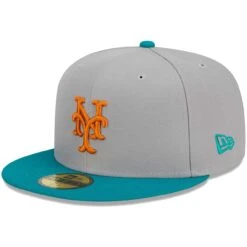 Men's New York Mets New Era Gray/Teal 59FIFTY Fitted Hat -Baseball Peripherals Store teal new york mets 59fifty fitted hat ss5 p 200013132pv 3u 3jcrchq9odutmtjrlhw5v u03ctdt50wasefafv69k