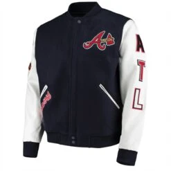 Men's Atlanta Braves Pro Standard Navy/White Varsity Logo Full-Zip Jacket -Baseball Peripherals Store white atlanta braves varsity logo full zip jacket pi4110000 altimages ff 4110707 6fddfb492b7ae0619d01alt2 full