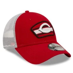 Men's Cincinnati Reds New Era Red/White Logo Patch 9FORTY Trucker Snapback Hat -Baseball Peripherals Store white cincinnati reds logo patch 9forty trucker snapback hat ss5 p 4675968pv 3u 0xauzxvlx4kzfqdtl0giv wnbgx3ty22uf0clu6hze